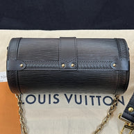 Louis Vuitton M58655 Papillon Trunk EPI Leder Schwarz Umhängetasche 2021