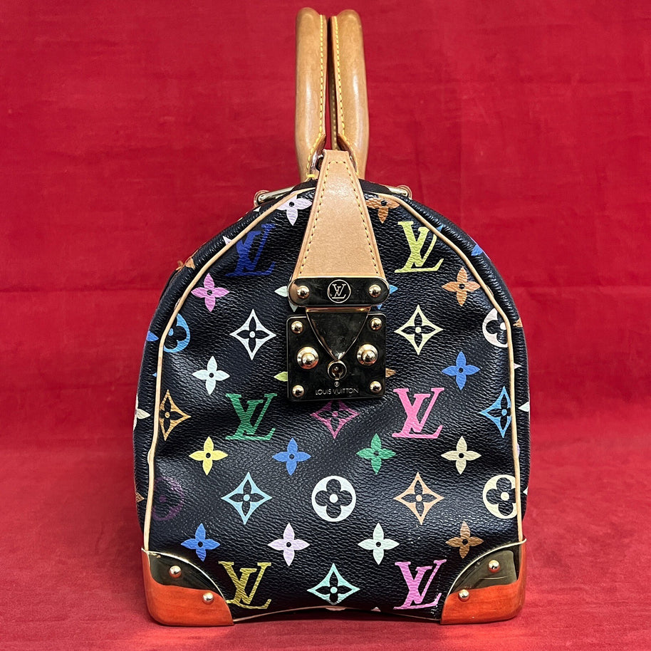 Louis Vuitton Speedy 30 Multicolore / Multicolor Monogram Damen Handtasche 2003
