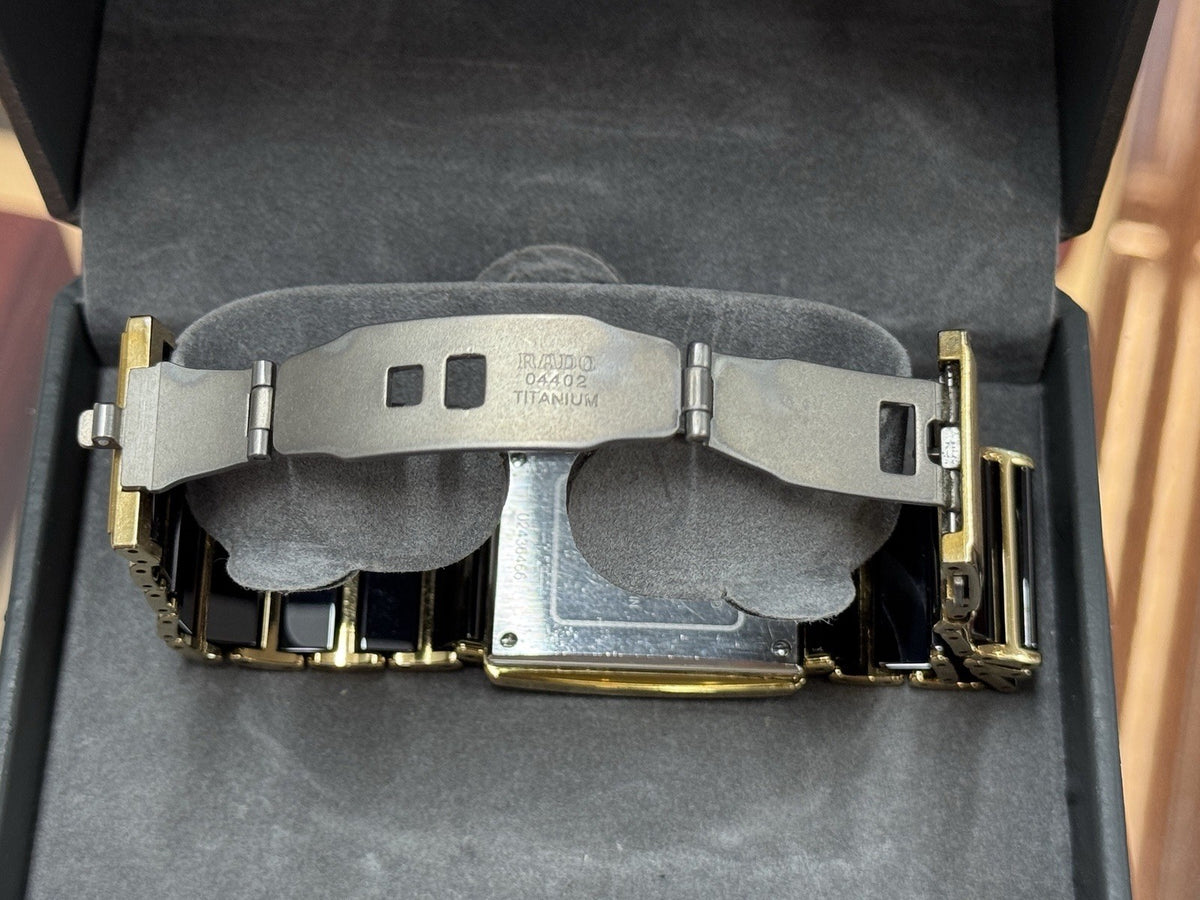 Rado Diastar Integral Jubile Keramik Schwarz Gold mit Diamanten 160.0282.3