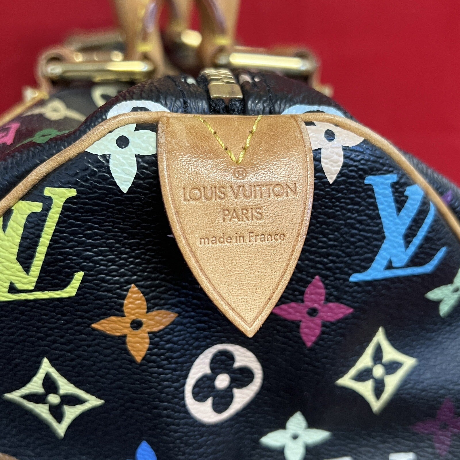 Louis Vuitton Speedy 30 Multicolore / Multicolor Monogram Damen Handtasche 2003