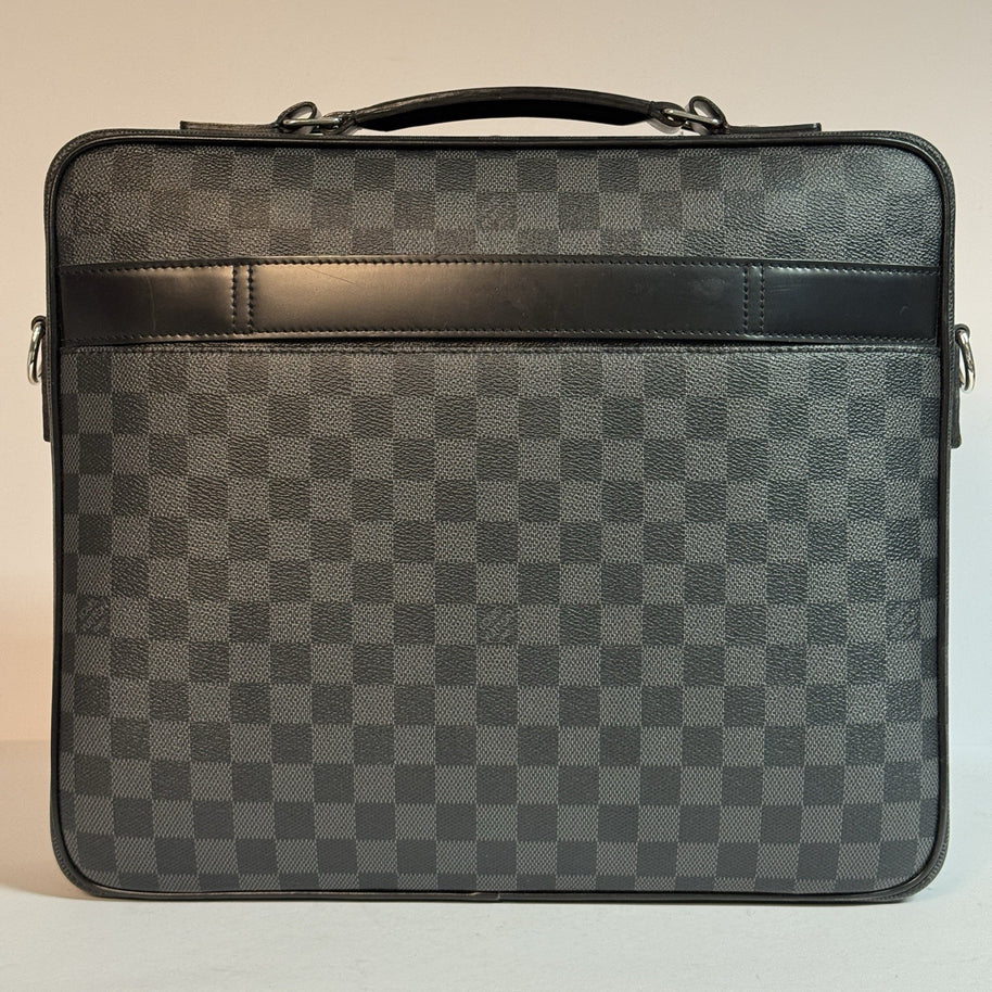 Louis Vuitton Steeve Porte Documents Damier Graphite Herren Businesstasche