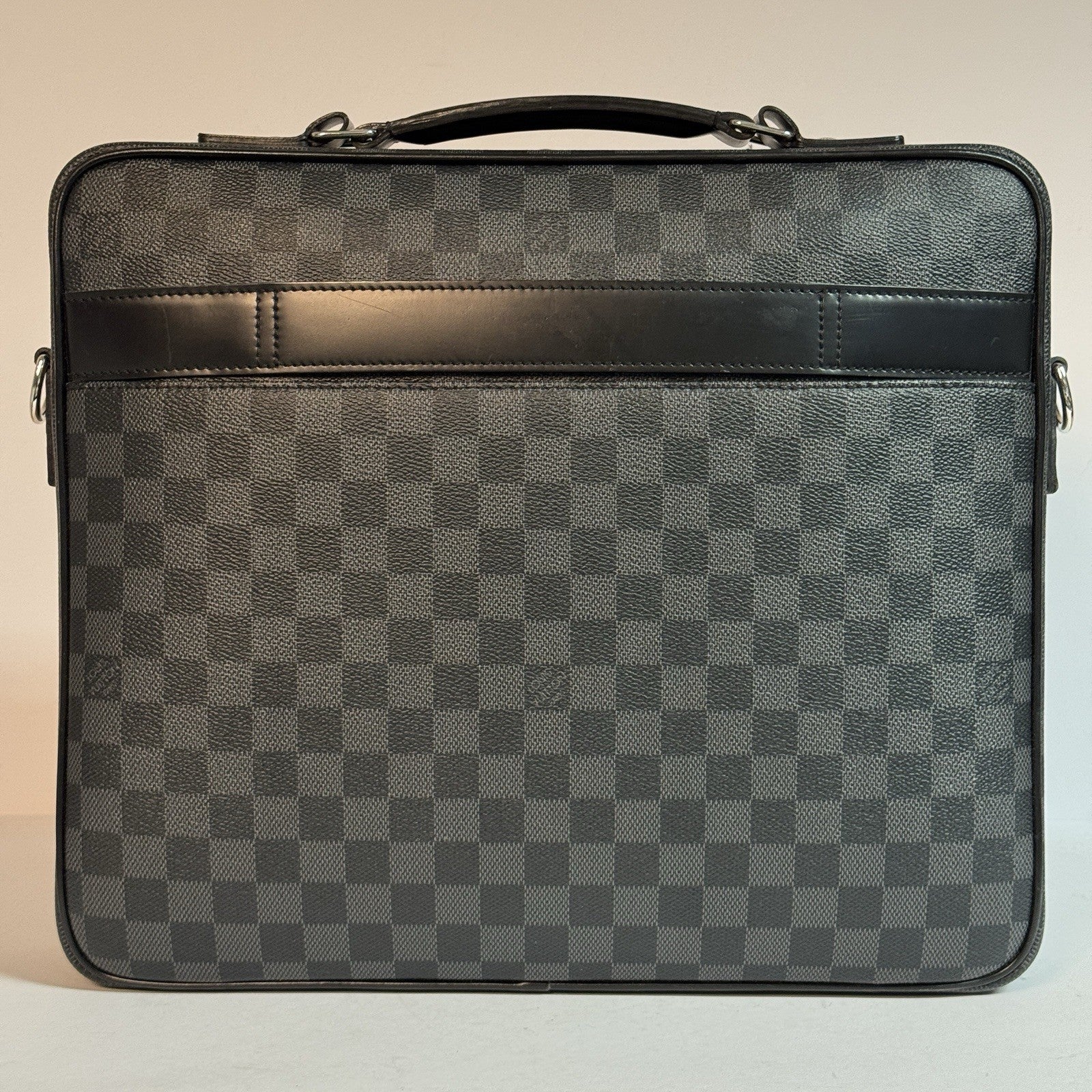 Louis Vuitton Steeve Porte Documents Damier Graphite Herren Businesstasche