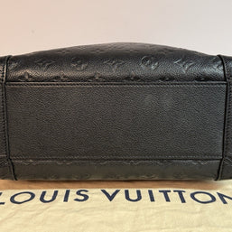 Louis Vuitton M50072 Bagatelle Empreinte Noir Schwarz Leder Umhängetasche 2016