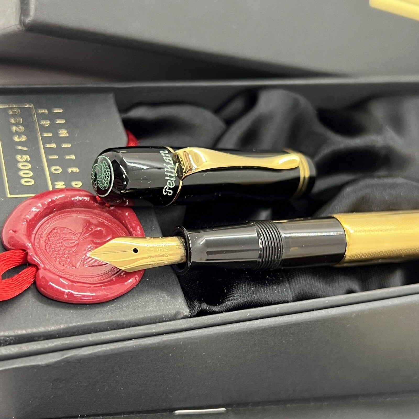 Pelikan 1931 LE 18K Gold 111 Kolben Füller B 18K Nib Limitiert 5000 FULL SET