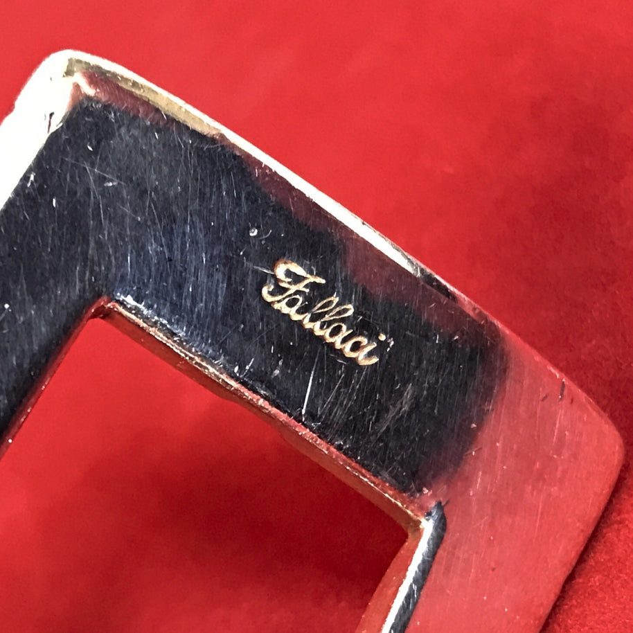Schwerer 925 Sterling Silbergürtel DESIGNER ANTONIO FALLACI made in Italy