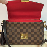 Louis Vuitton N53000 Croisette Damier Ebene Umhängetasche Rechnung 2022 wie NEU