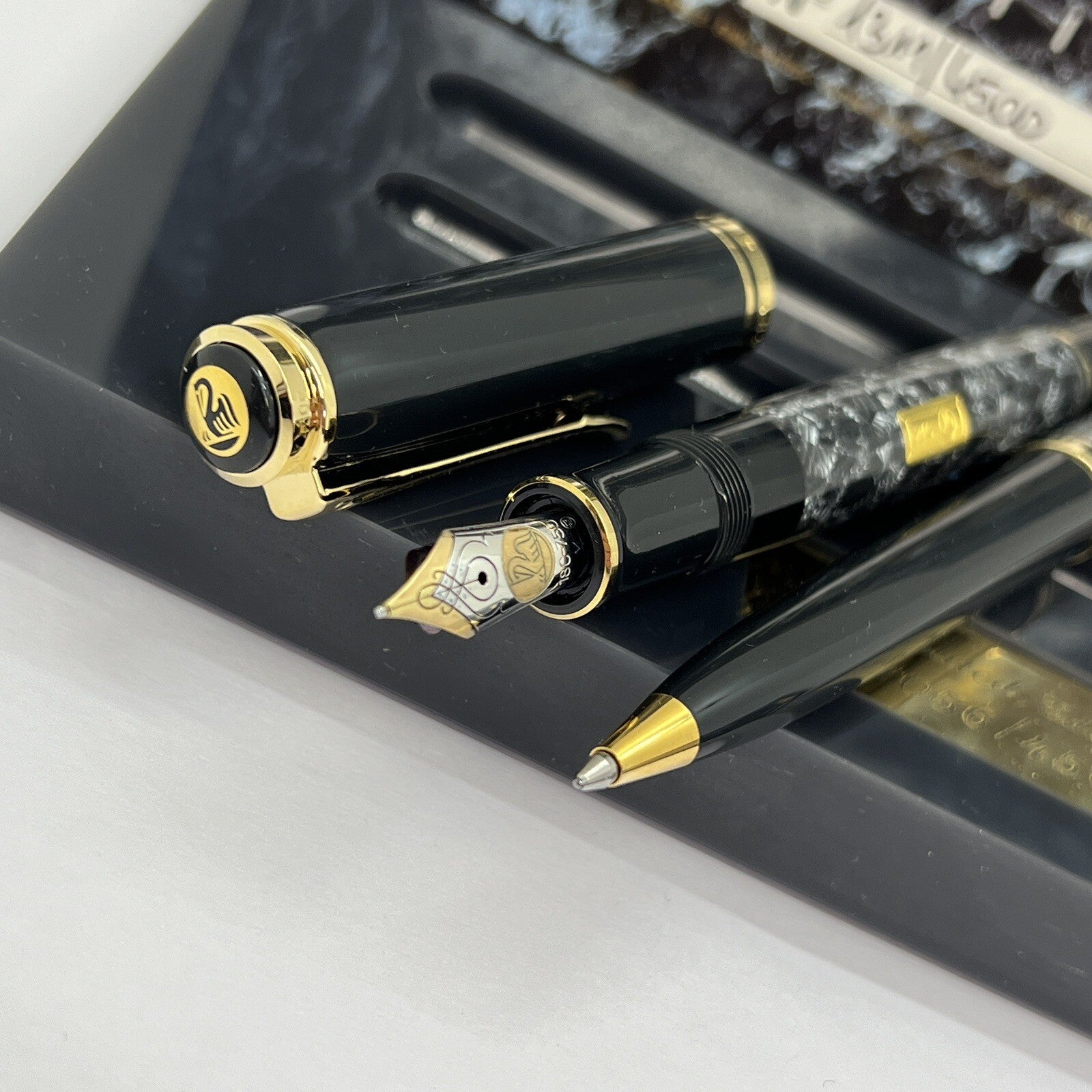 Pelikan Wall Street Limited Edition 1995 Füller M800 & Kugelschreiber NEU & OVP