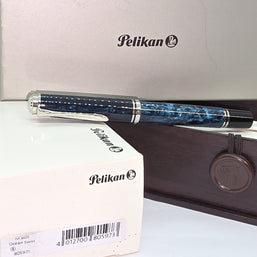 Pelikan Souverän M805 Ocean Swirl 805971 Fountain Pen B Nib Füllfederhalter NEU