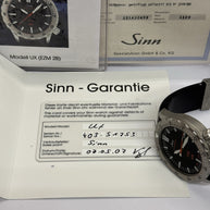 Sinn Spezialuhren UX EZM 2B Hydro 403 Diver Chronometer 44mm Stahl Fullset