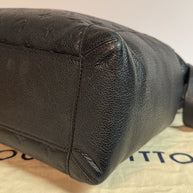 Louis Vuitton M50072 Bagatelle Empreinte Noir Schwarz Leder Umhängetasche 2016