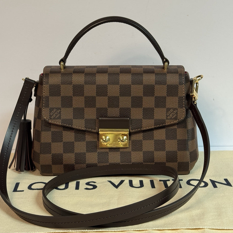 Louis Vuitton N53000 Croisette Damier Ebene Umhängetasche Rechnung 2022 wie NEU