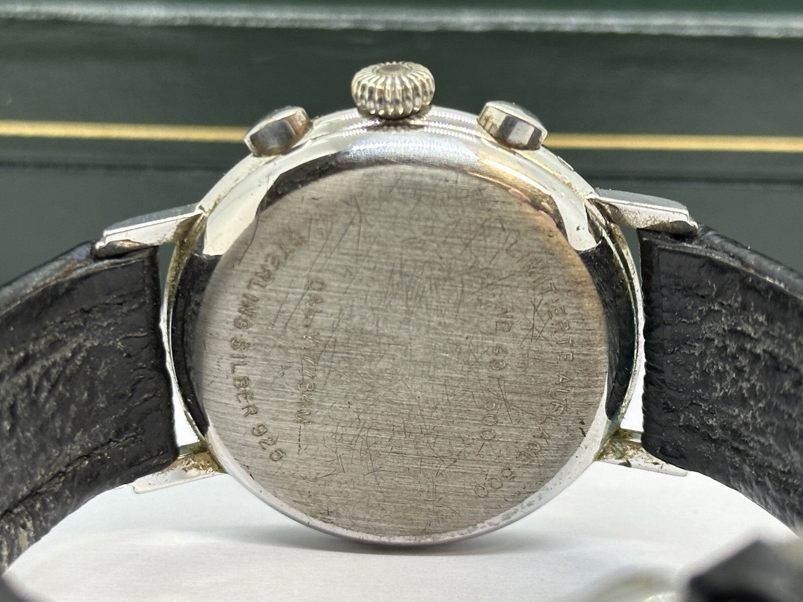 Alfred Rochat & fils (Chronoswiss) Chronograph Mondphase 925er Silber Limitiert