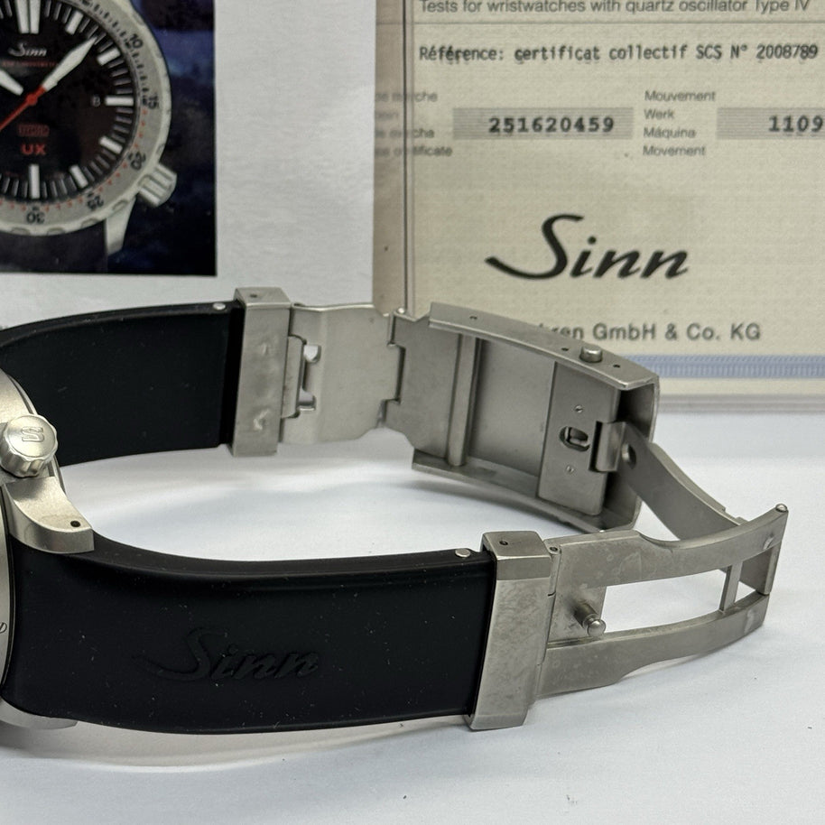 Sinn Spezialuhren UX EZM 2B Hydro 403 Diver Chronometer 44mm Stahl Fullset