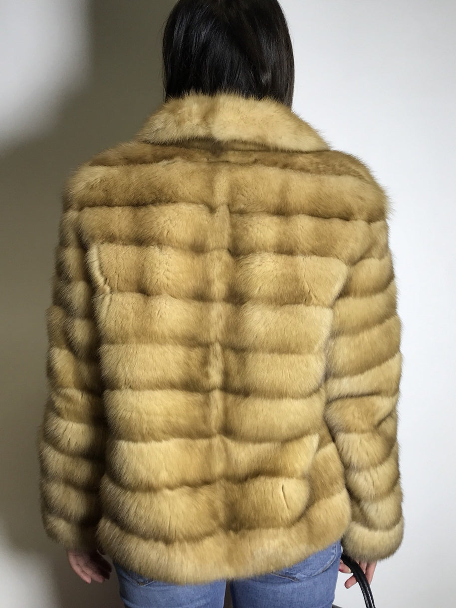 Traumhafte Gold Zobel Jacke by FEILITSCH Damen EU: 38 absolut neuwertig!