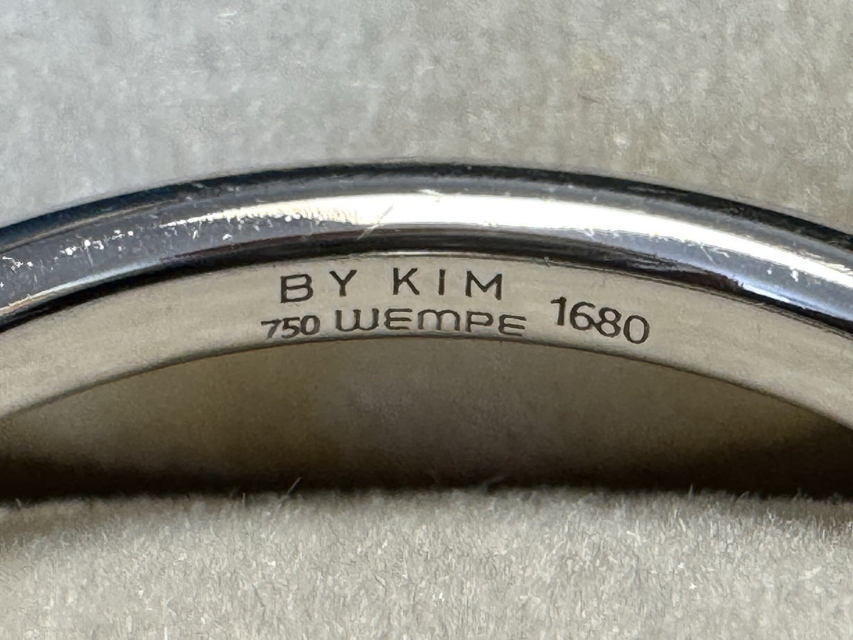 Wempe Verlobungsring One 18k Weißgold 1 Diamant Princess-Schliff 0,30 CT Gr. 54