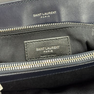 YSL Saint Laurent Loulou Medium Marine Blau Umhängetasche