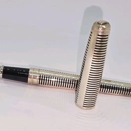 ST Dupont Olympio Laque De Chine Sterling Fountain Pen B Nib Füllfederhalter NEU