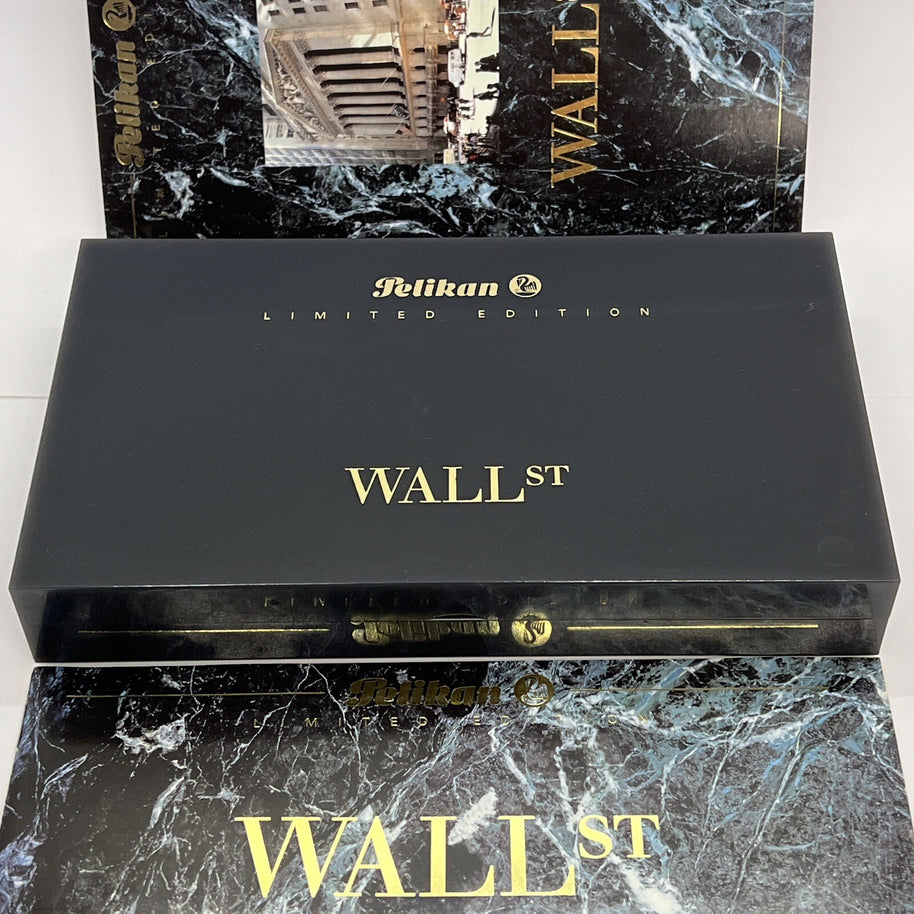 Pelikan Wall Street Limited Edition 1995 Füller M800 & Kugelschreiber NEU & OVP