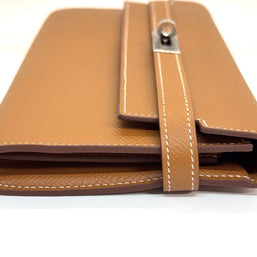 Hermes Kelly To Go Wallet Long Epsom Gold Braun Palladium Portemonnaie 2018