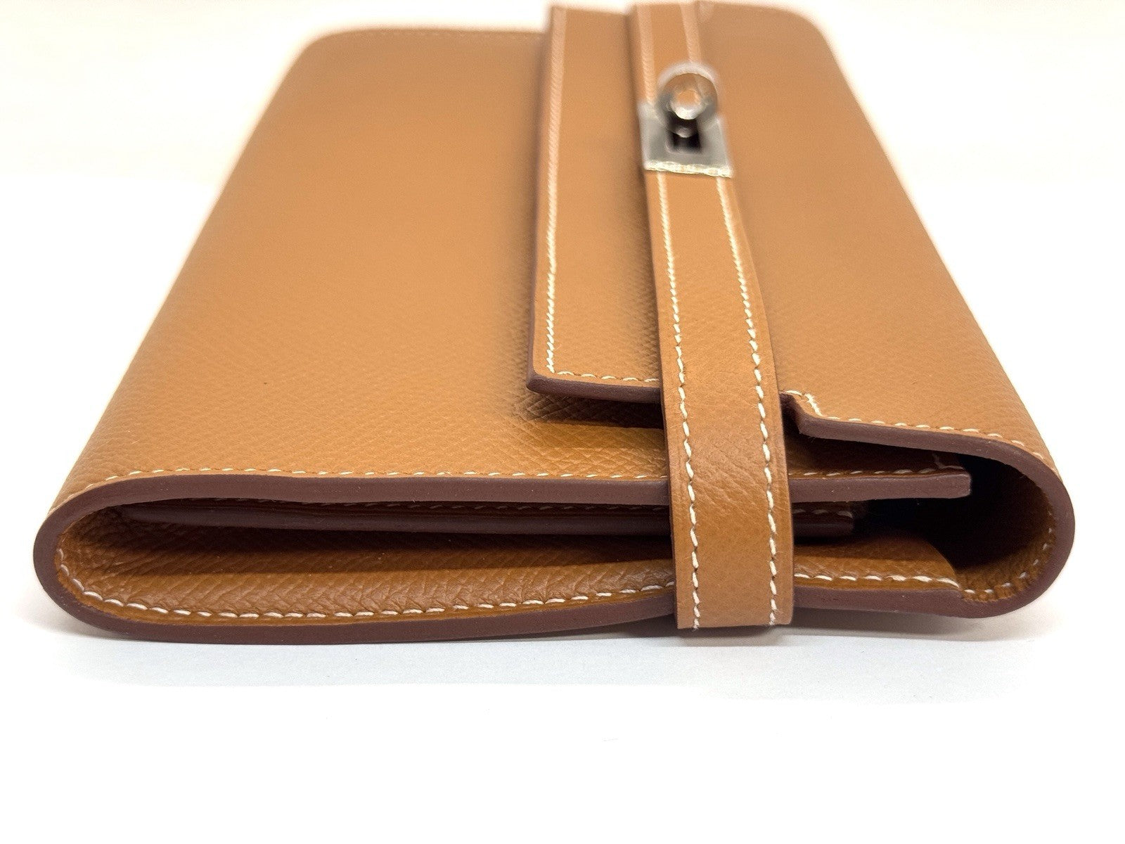 Hermes Kelly To Go Wallet Long Epsom Gold Braun Palladium Portemonnaie 2018