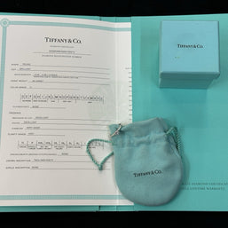 Tiffany & Co. Verlobungsring Platin 950-Gr.52 - Box & Zertifikat 0,30 CT - VVS1