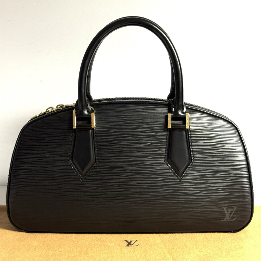 Louis Vuitton Jasmine Handtasche Epi Leder Schwarz Vintage 2001 TOP Zustand