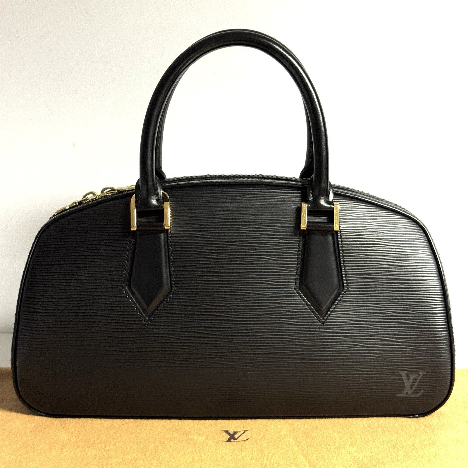 Louis Vuitton Jasmine Handtasche Epi Leder Schwarz Vintage 2001 TOP Zustand