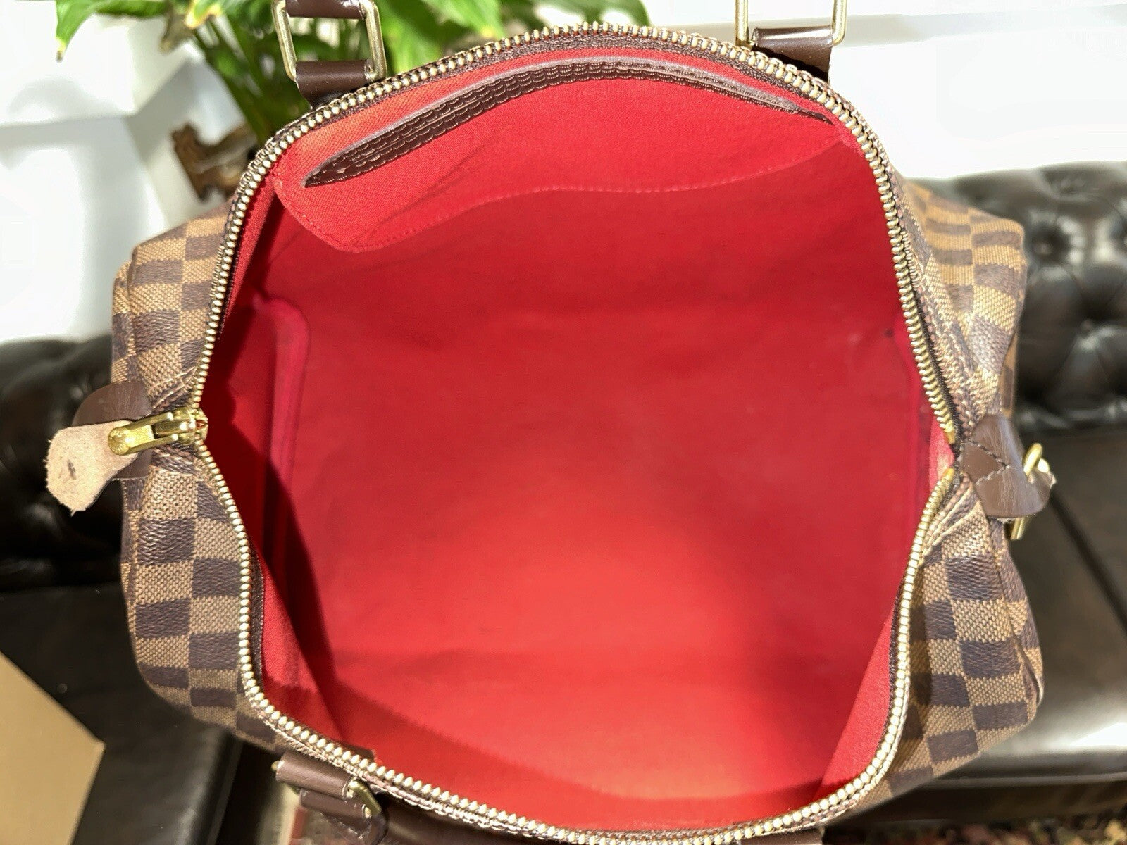 Louis Vuitton Speedy 35 Damier Ebene 2011 Top Zustand