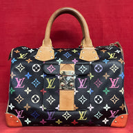 Louis Vuitton Speedy 30 Multicolore / Multicolor Monogram Damen Handtasche 2003