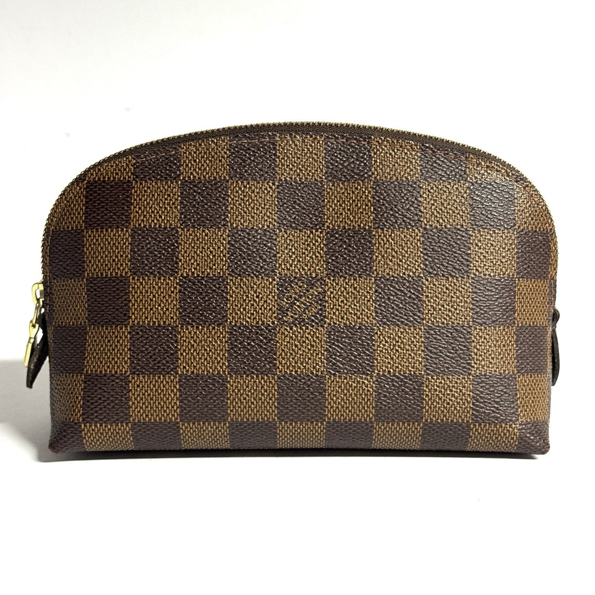 Louis Vuitton N47516 Cosmetic Pouch PM Damier Ebene Kosmetik Etui Pochette