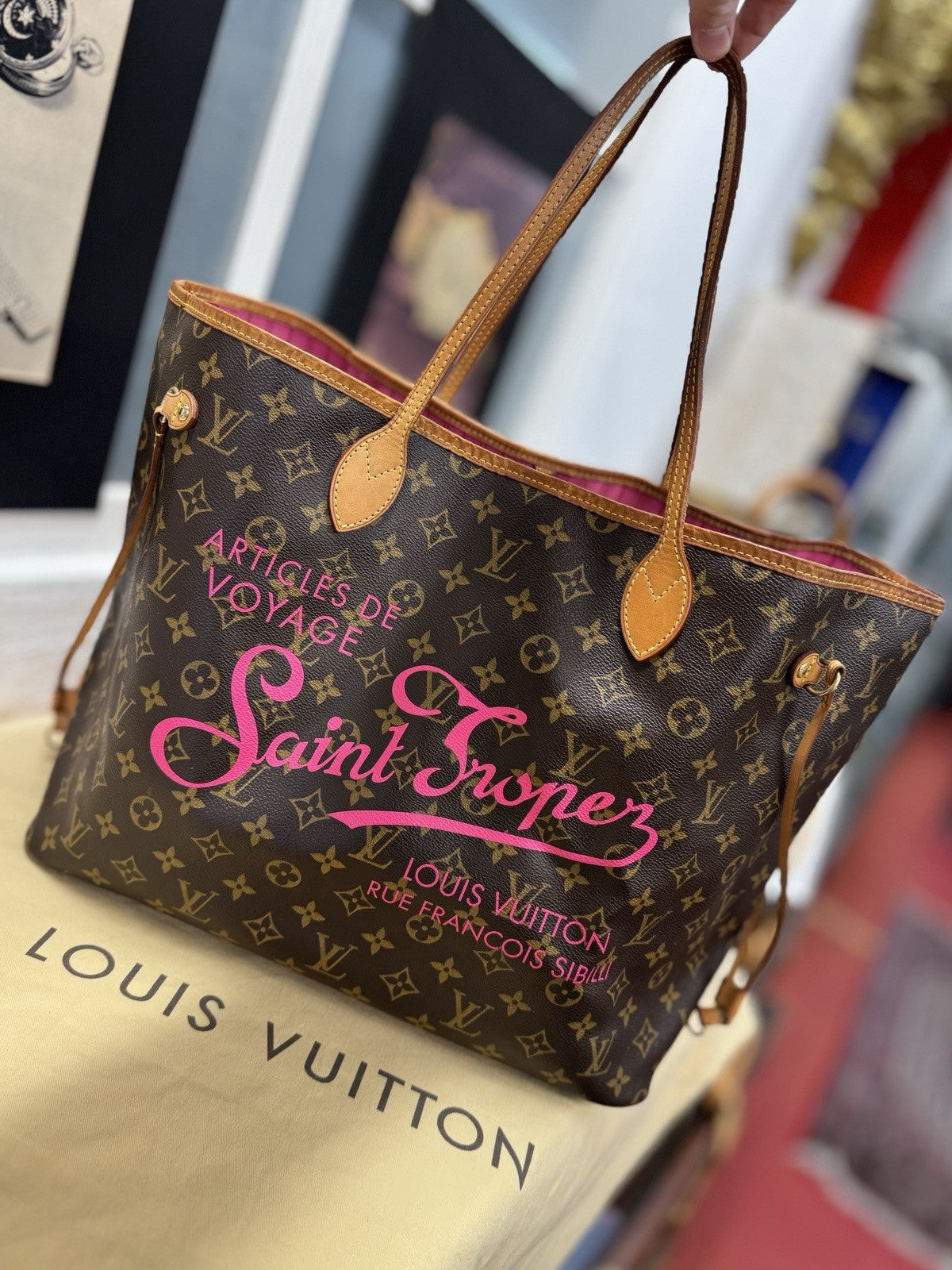 Louis Vuitton Neverfull GM St Saint Tropez Monogram Shopper Limited Edition