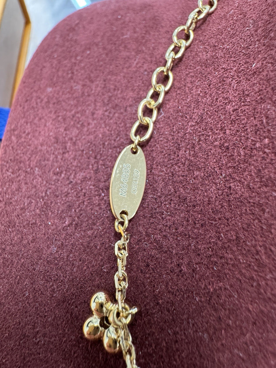 Louis Vuitton M64855 Blooming Supple Collier Halskette Gold