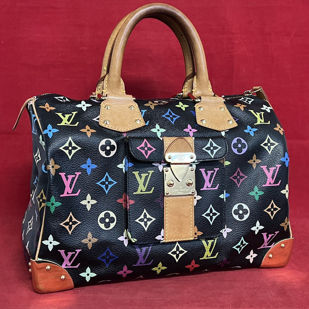 Louis Vuitton Speedy 30 Multicolore / Multicolor Monogram Damen Handtasche 2003