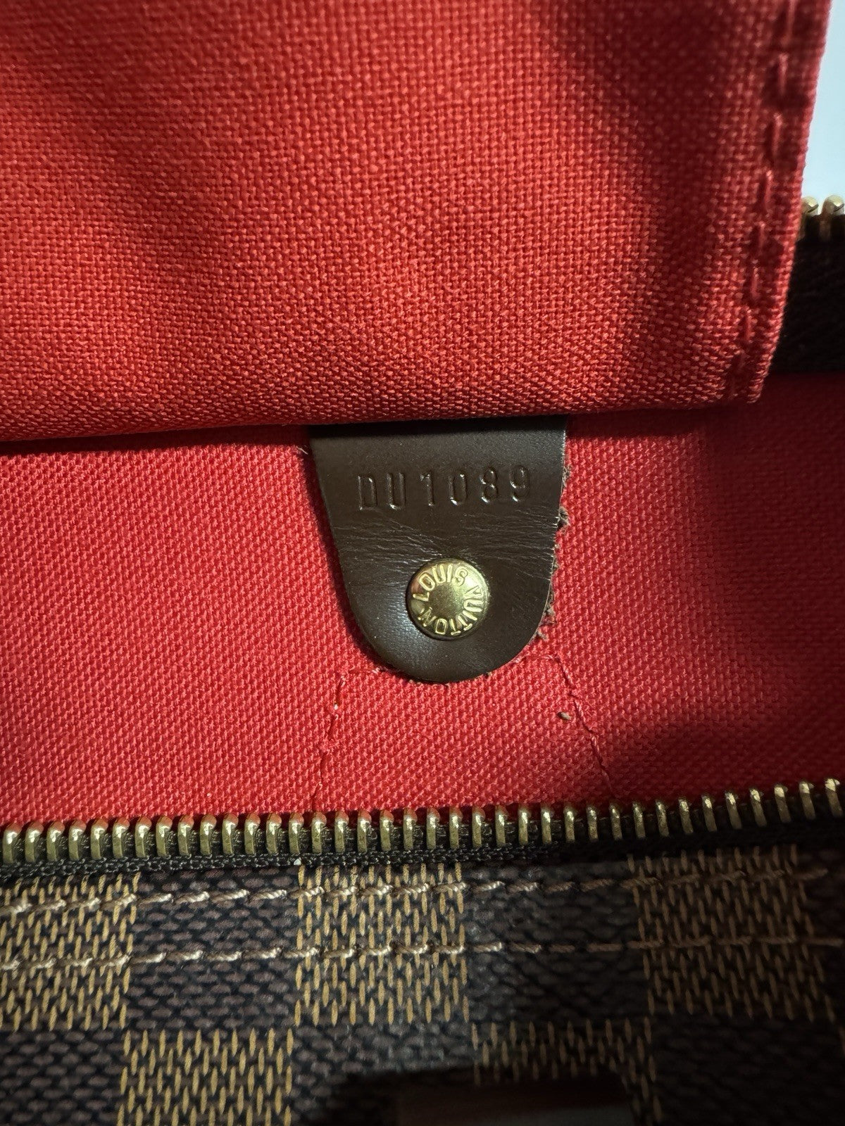 Louis Vuitton Speedy 30 Damier Ebene 2009 TOP Zustand (personalisiert)