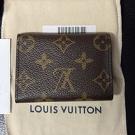 Louis Vuitton Micro Wallet Trifold Geldbörse Monogam Schwarz mit orig. Rechnung