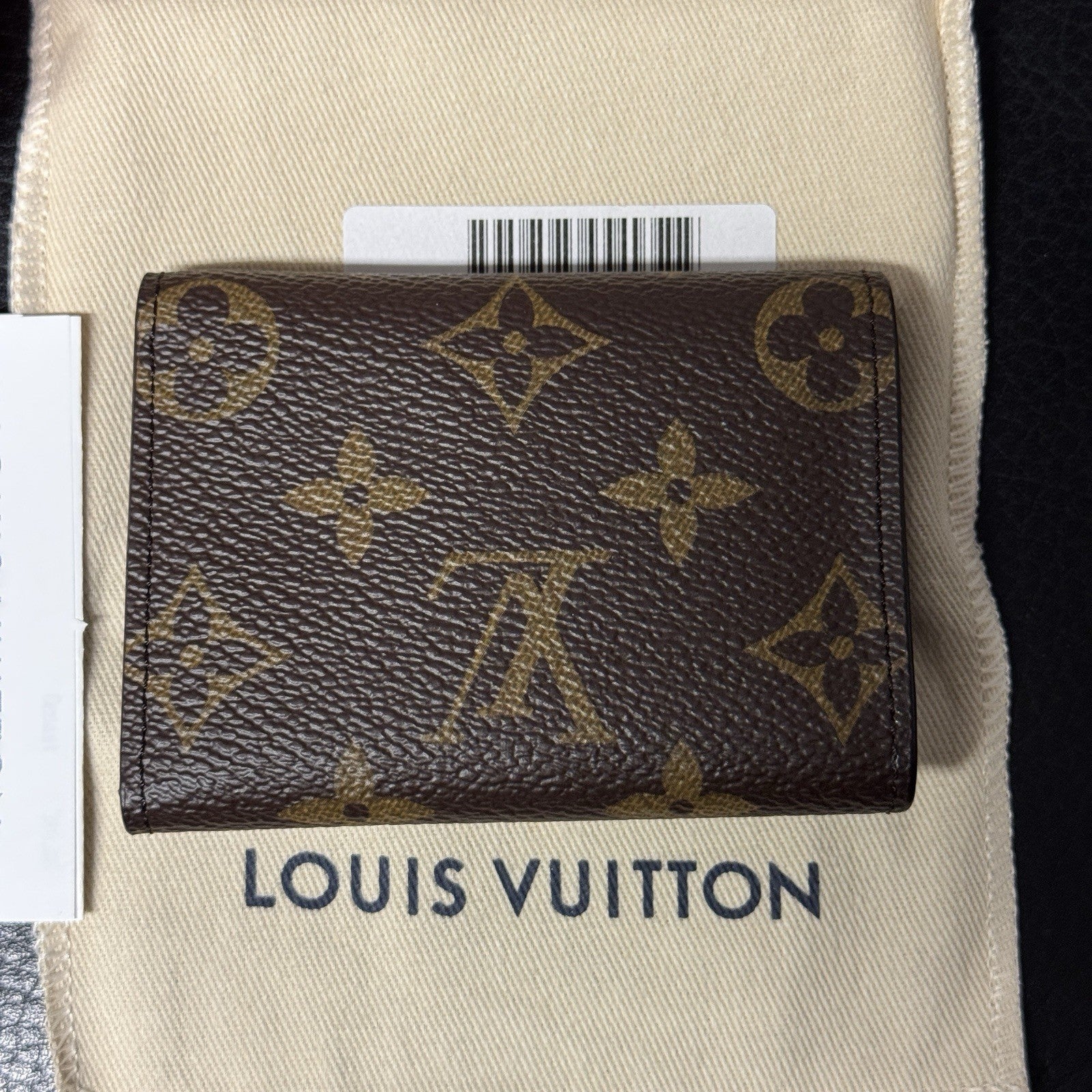 Louis Vuitton Micro Wallet Trifold Geldbörse Monogam Schwarz mit orig. Rechnung