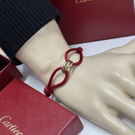 Cartier Trinity Armband Tricolor 18 Karat Weißgold, Gelbgold & Roségold