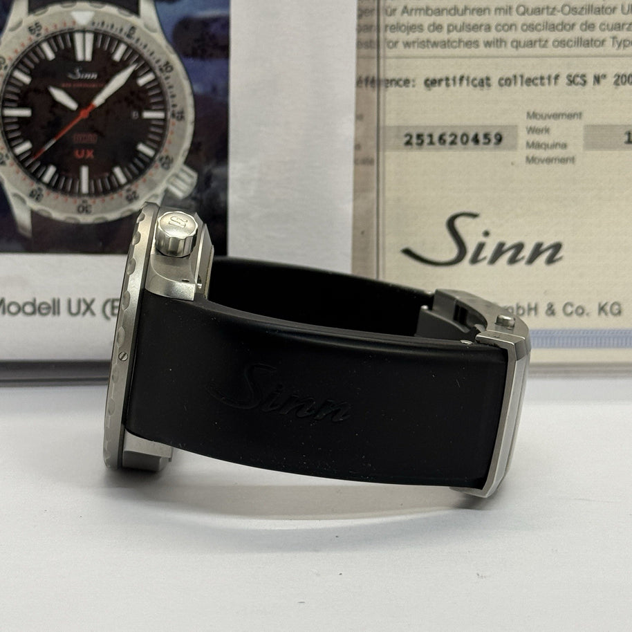 Sinn Spezialuhren UX EZM 2B Hydro 403 Diver Chronometer 44mm Stahl Fullset