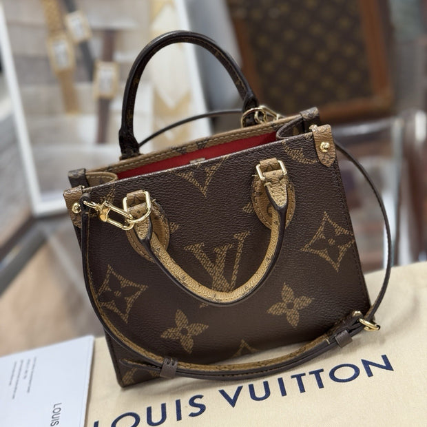Louis Vuitton OnTheGo BB Monogram Reverse Canvas M46839