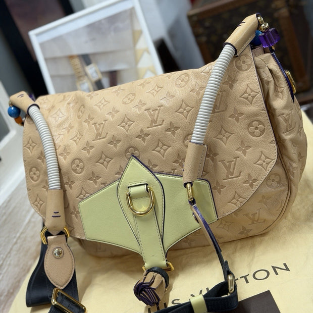 Louis Vuitton Underground Messenger Limited Edition 2010 Umhängetasche Creme