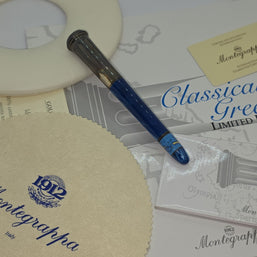 Montegrappa Classical Greece Silver Fountain Pen Limited M Nib Füllfederhalter