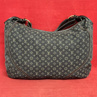 Louis Vuitton Manon MM Mini Lin Monogram Damen Schultertasche Hobo Bag