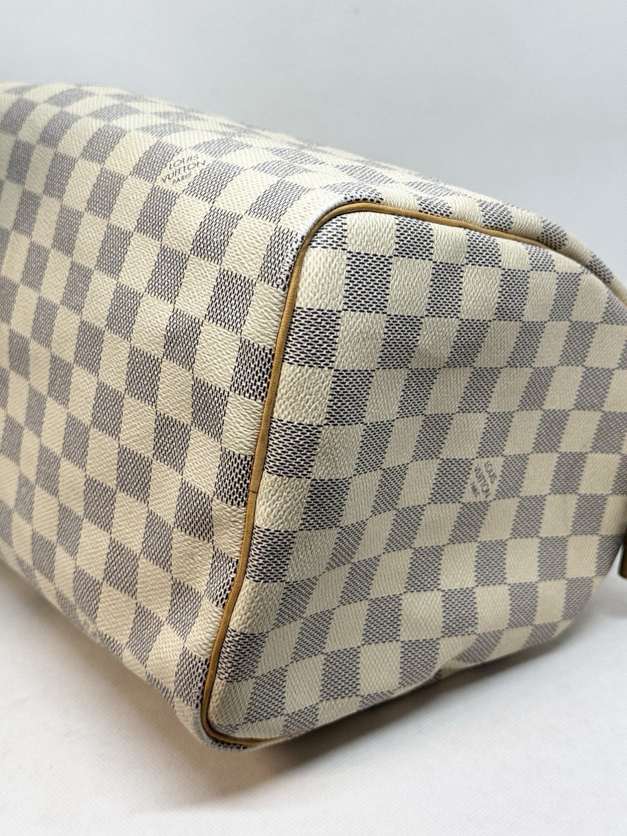 Louis Vuitton Speedy 30 Damier Azur 2012