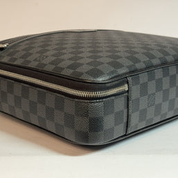 Louis Vuitton Steeve Porte Documents Damier Graphite Herren Businesstasche