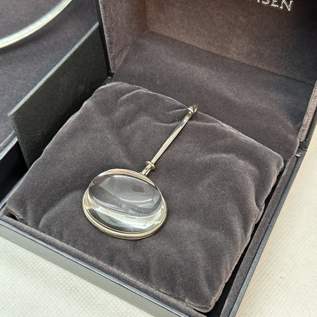 Georg Jensen TORUN 410 M-L + 311C Rock crystal, Mondstein Dew Drop Collier