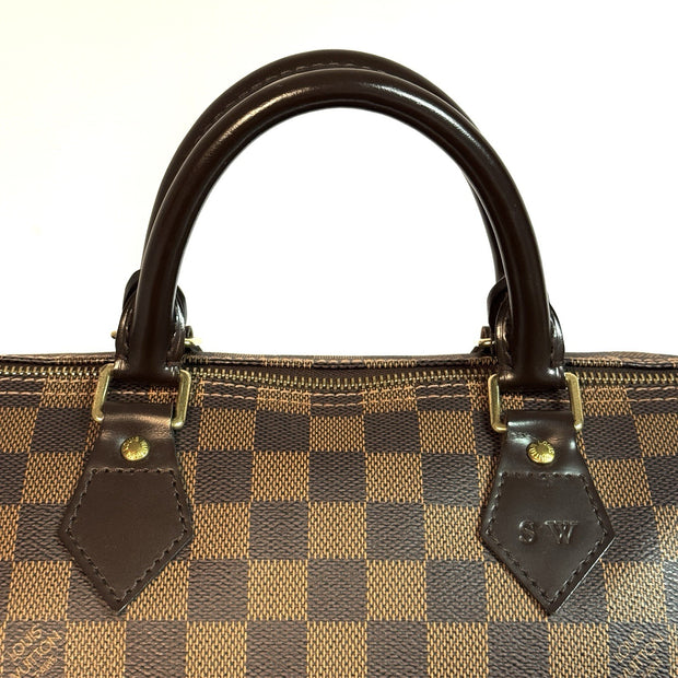 Louis Vuitton Speedy 30 Damier Ebene 2009 TOP Zustand (personalisiert)