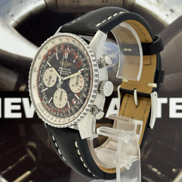 Breitling Navitimer 42mm Automatik Schwarz Fullset A23322