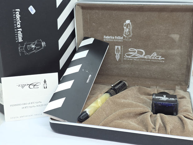 Delta Federico Fellini Limited Fountain Pen BB Nib Füllfederhalter NEU