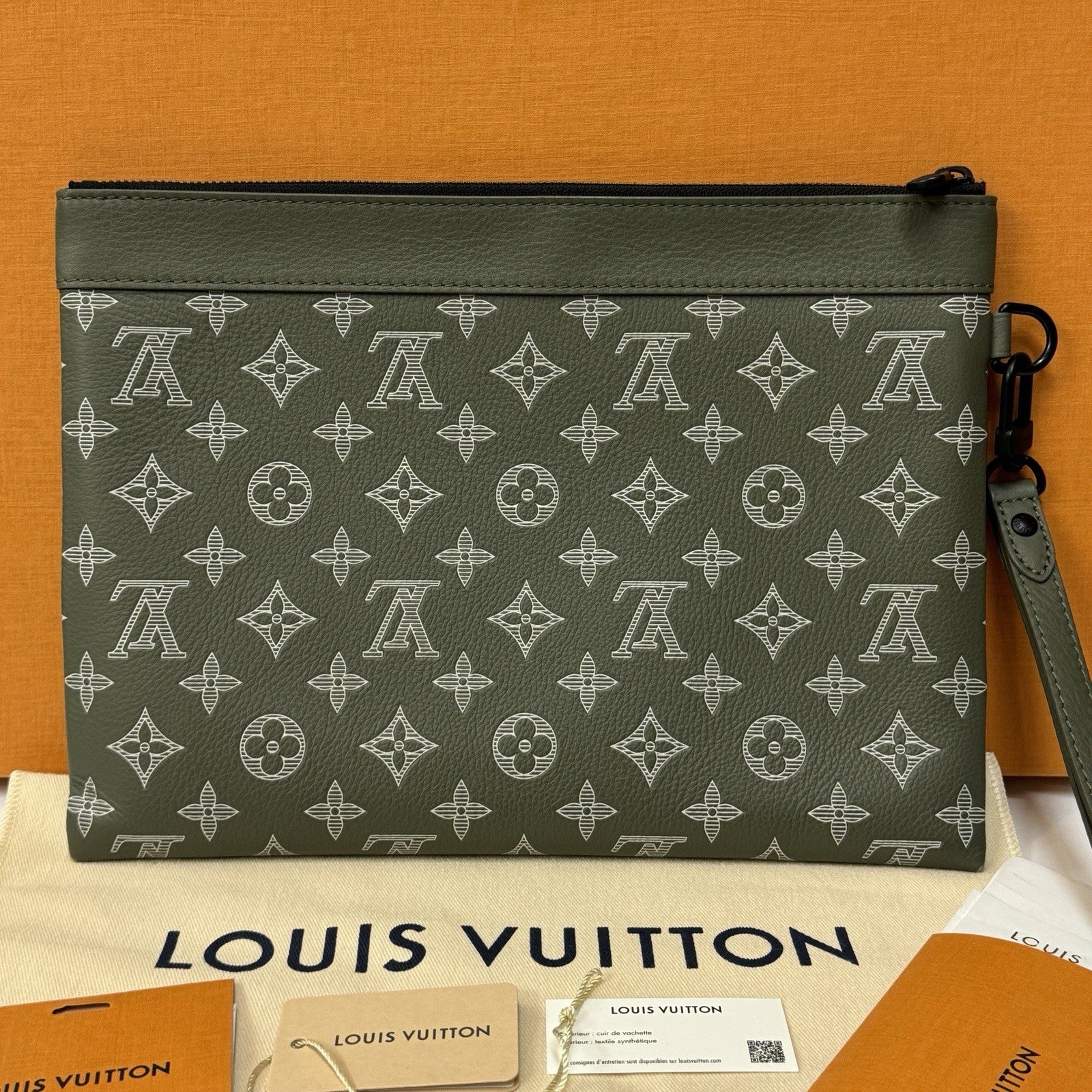 Louis Vuitton Pochette To Go Khaki / Mint-Grün M12499 2025