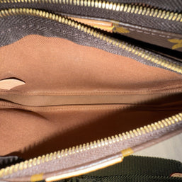 Louis Vuitton Multi Pochette aus 2023 mit Original Rechnung in Khaki Top Zustand